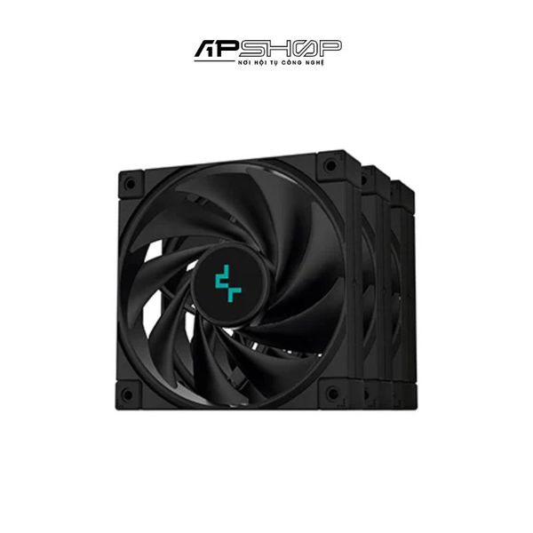 Fan DeepCool FK120(3 in 1) Black 3 Fan | Không hub | Chính hãng