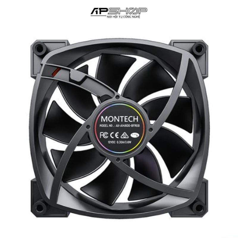 Fan Montech AX 140 PWM Black