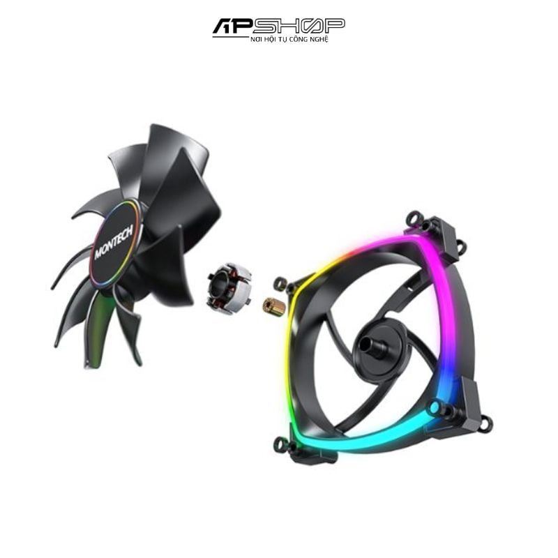 Fan Montech AX 140 PWM Black