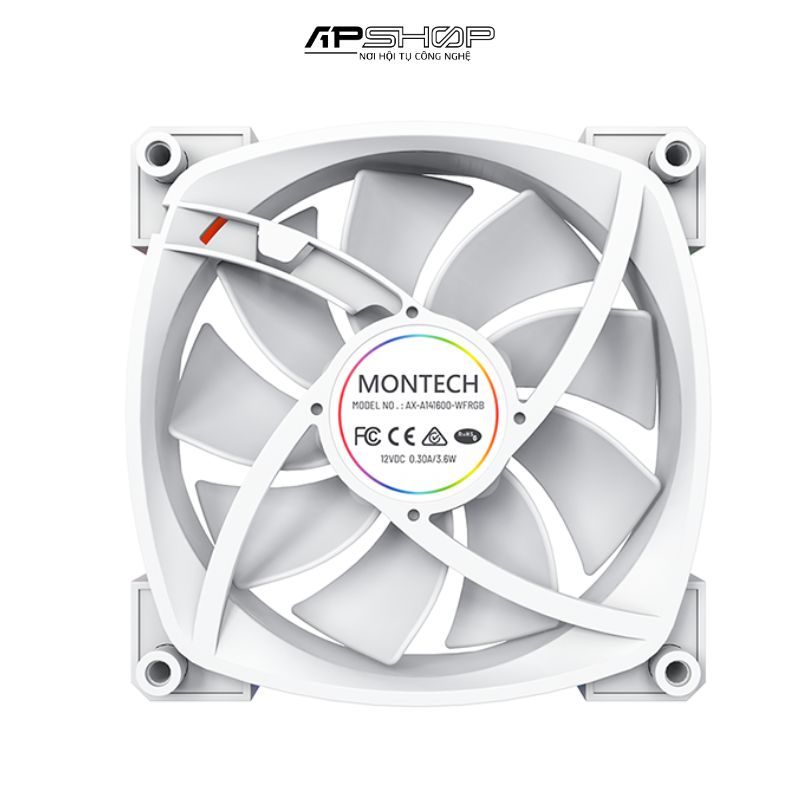 Fan Montech AX 140 PWM White