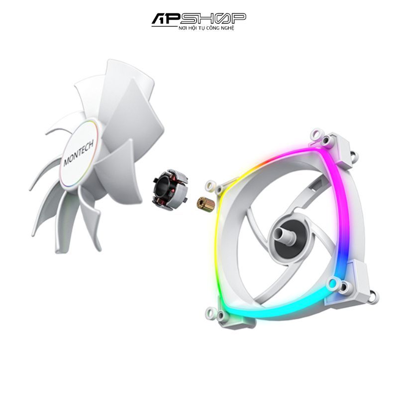 Fan Montech AX 140 PWM White