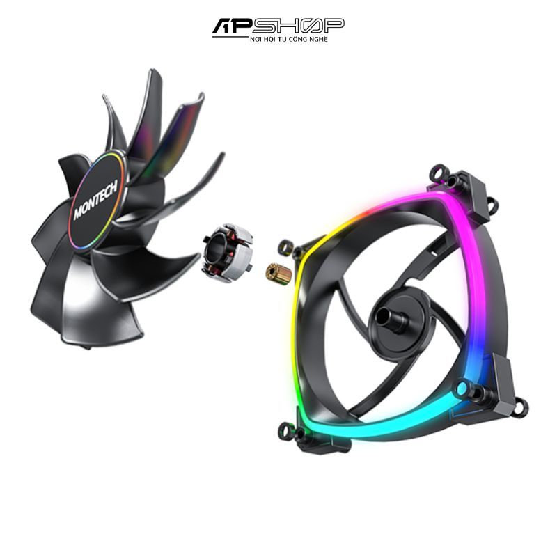 Fan Montech RX 140 PWM Black