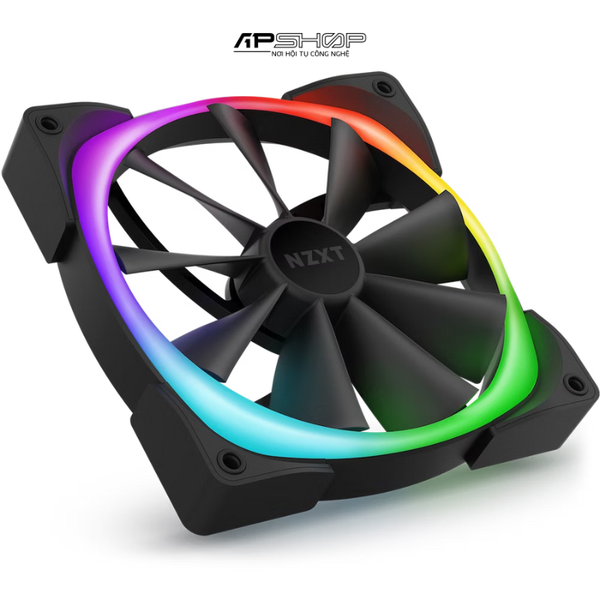 Fan NZXT AER RGB 2 Black Twin Starter 2 Fan 140mm | Chính hãng