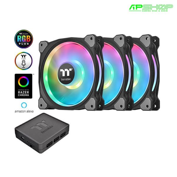 Fan Thermaltake Riing Duo 12 RGB - Kit 3 Fan