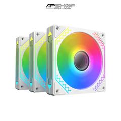 Fan Xigmatek Starz Pro Arctic | Màu trắng | Kit 3 cái