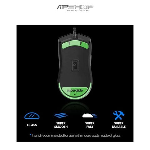 Feet chuột thủy tinh Pulsar Superglide for Razer Viper Mini | Chính hãng