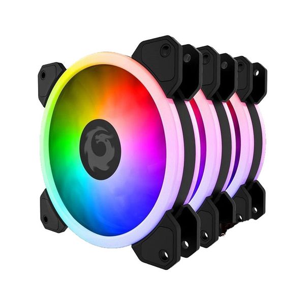 Fan For Game Cat Eye RGB kit 3 fan có điều khiển