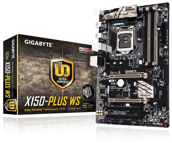 Mainboard Gigabyte X150 PLUS WS rev 1.0 C232 - Socket 1151