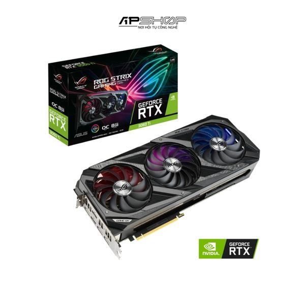 VGA ASUS ROG STRIX RTX 3060 Ti OC Edition 8GB V2 GAMING | Chính hãng