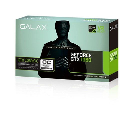 VGA Galax GTX 1060 OC 6GB 2 Fan
