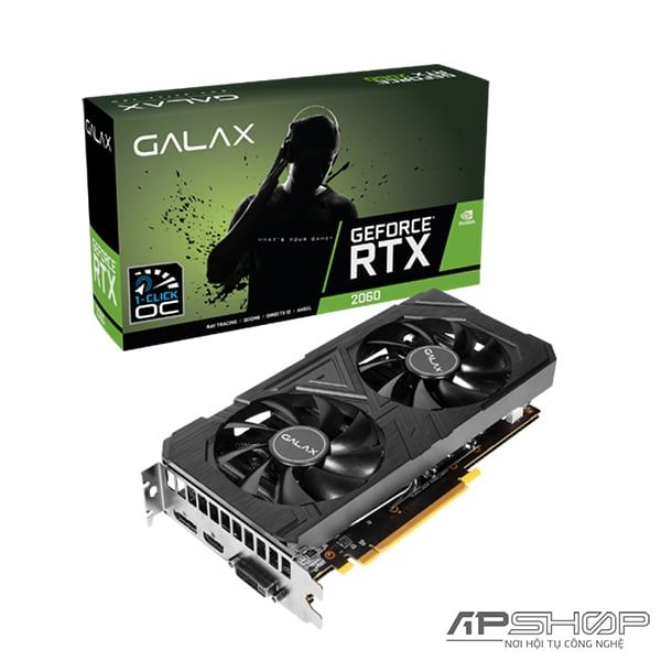 GALAX RTX 2060 EX BLACK 1 CLICK OC 6GB GDDR6