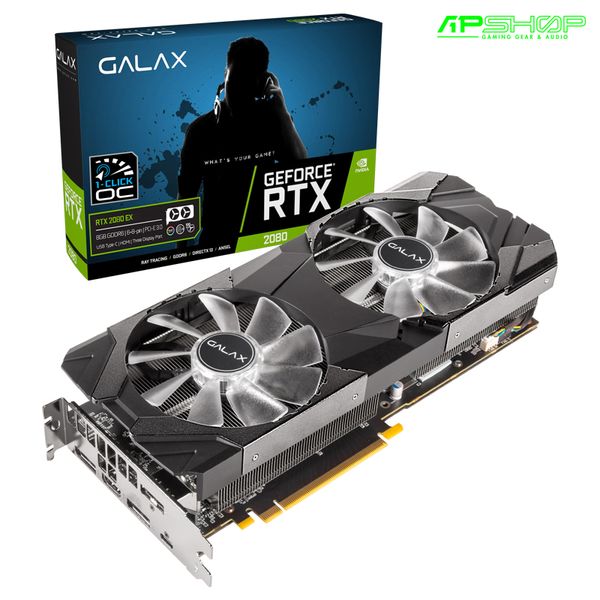 GALAX RTX 2080 EX BLACK 1 CLICK OC 8GB GDDR6