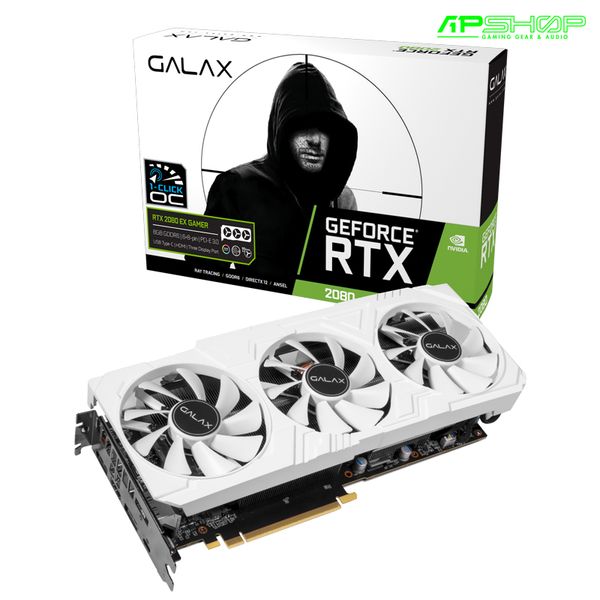 GALAX RTX 2080 EX WHITE GAMER 1 CLICK OC 8GB GDDR6