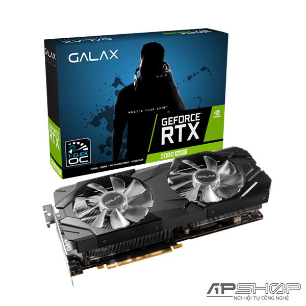 GALAX RTX 2080 SUPER EX 1 CLICK OC 8GB GDDR6 BLACK