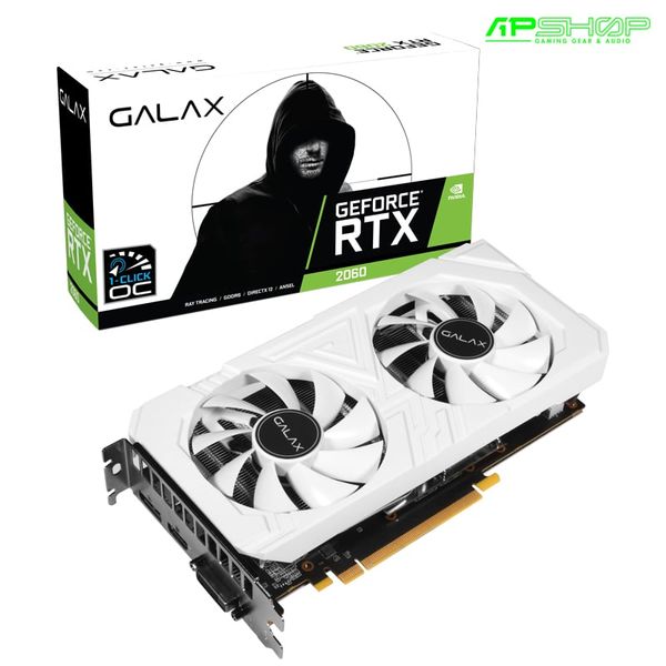 GALAX RTX 2060 EX WHITE 1 CLICK OC 6GB GDDR6