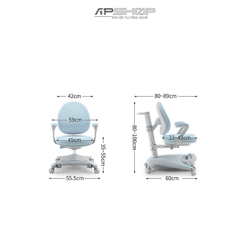 Ghế công thái học cho trẻ em Ergonomic ERC-K35C | Chính hãng