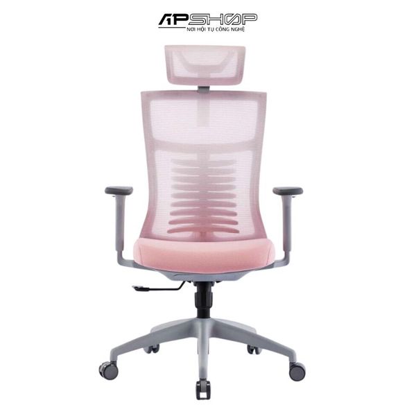 Ghế Công Thái Học Warrior WEC502 Pink Grey | Chính hãng