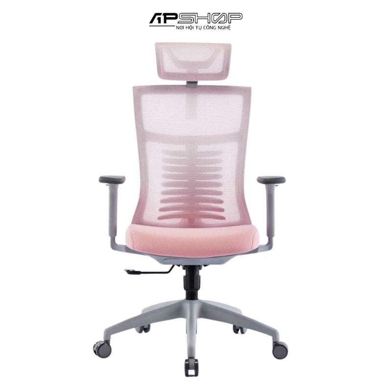 Ghế Công Thái Học Warrior WEC502 Pink Grey | Chính hãng
