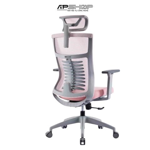 Ghế Công Thái Học Warrior WEC502 Pink Grey | Chính hãng