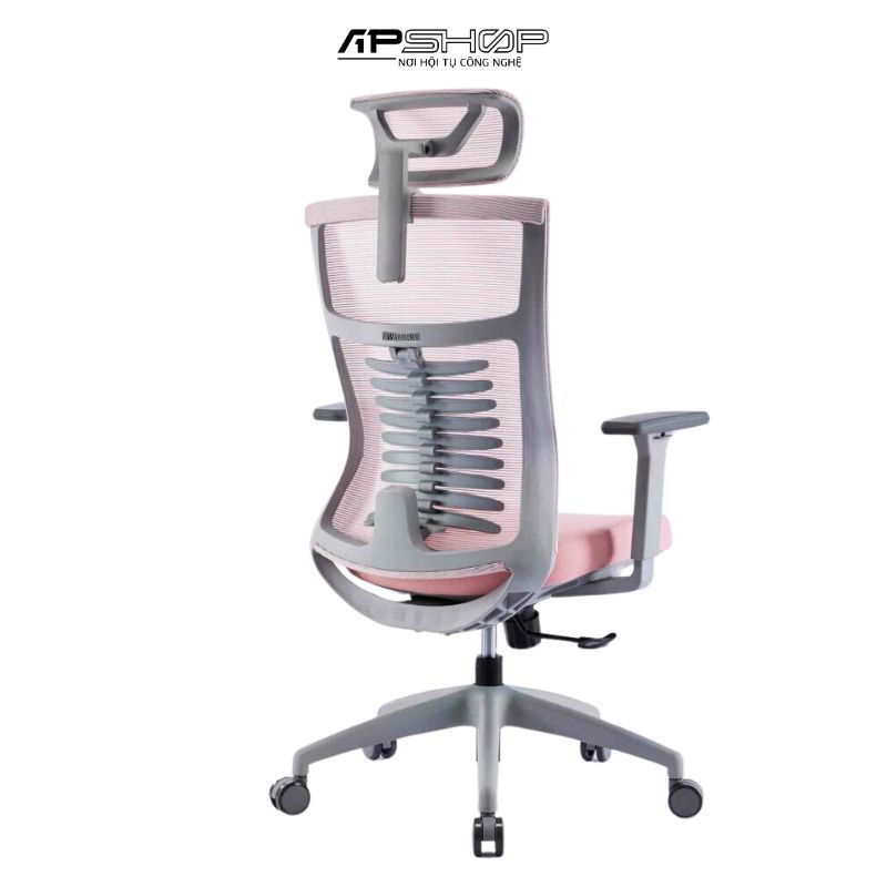 Ghế Công Thái Học Warrior WEC502 Pink Grey | Chính hãng