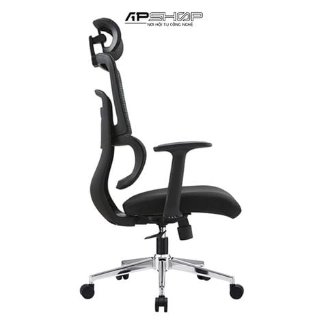 Ghế EDRA EEC219 Black Grey | Kê tay nhựa PP cố định