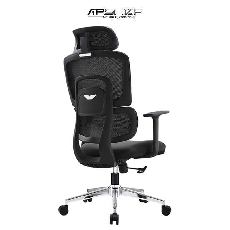 Ghế EDRA EEC219 Black Grey | Kê tay nhựa PP cố định