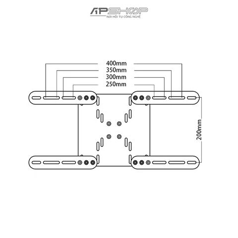 Giá Đỡ 1 Màn Hình Art Cockpit PK05 ( Tương Thích Khung Nhôm Định Hình )