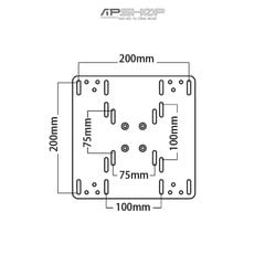 Giá Đỡ 1 Màn Hình Art Cockpit PK05 ( Tương Thích Khung Nhôm Định Hình )
