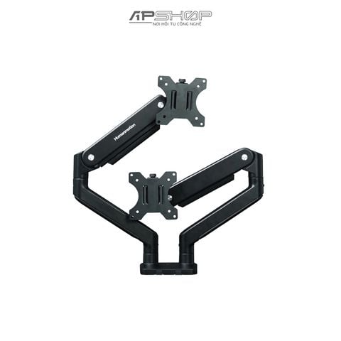 Giá treo màn hình Human Motion M8 2 màn 17-32" Vesa 75-100mm tối đa 10kg | Chính hãng