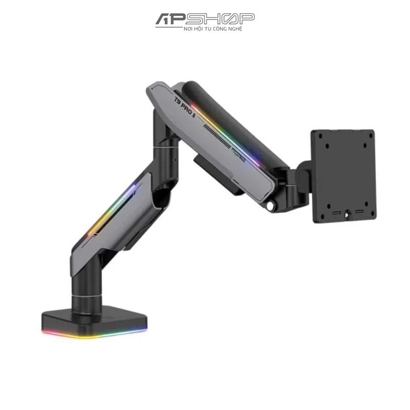 Giá treo màn hình Human Motion T9 Pro II RGB | Hỗ trợ màn hình 23” - 43"| Chính hãng