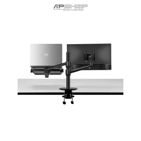 Giá treo Màn hình và Laptop VP-3L hỗ trợ màn hình lên đến 27" Vesa 75mm/ 100mm