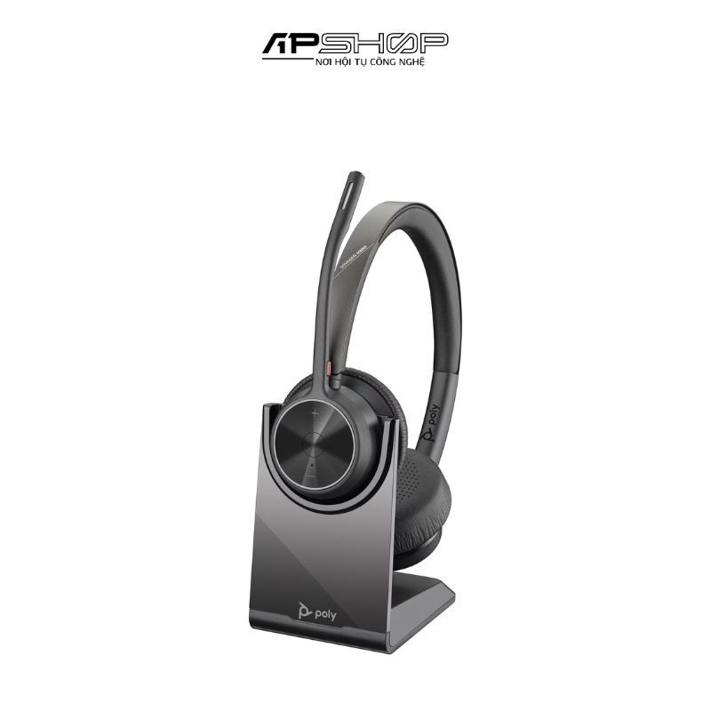 Giá đỡ kèm sạc cho tai nghe không dây Poly VFocus2 | 783R7AA