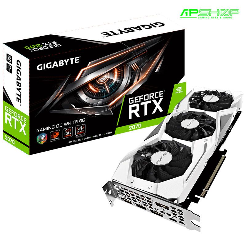 Gigabyte RTX 2070 GAMING OC WHITE 8G –