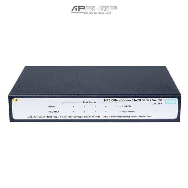 Switch HPE OfficeConnect 1420 5G POE+ (32W) Switch JH328A - Hàng chính hãng