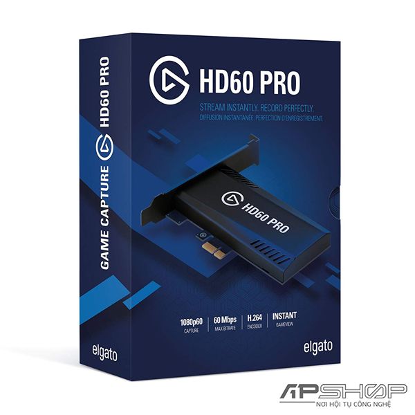 Thiết bị Stream ELGATO HD60 PRO Card | Chuyên cho Streamer