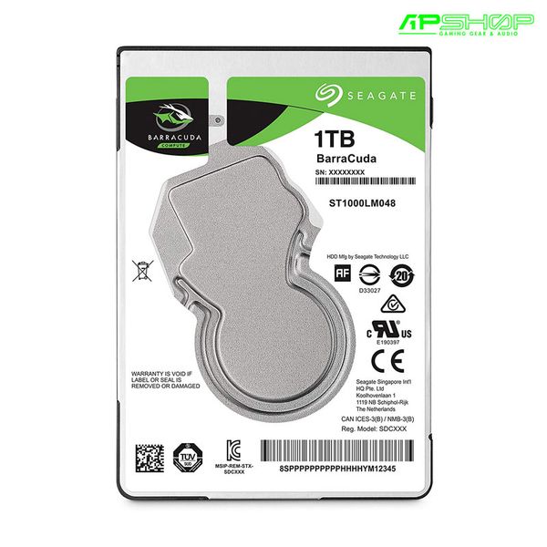 HDD Seagate Barracuda 1TB 5400RPM For Laptop 2,5