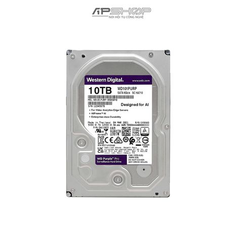 HDD Western Digital Purple Pro 10TB 3.5 inch SATA 3 256MB Cache 7200RPM