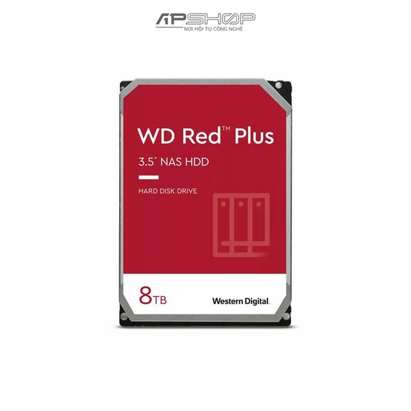 HDD Western Digital Red Plus 8TB - Hàng chính hãng