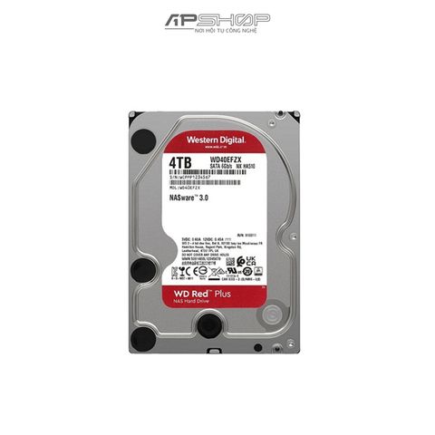 HDD Western Red Plus 4TB 5400RPM WD40EFZX | Chính hãng