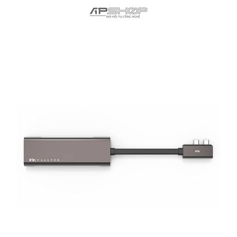 HUB chuyển đổi Feeltek HCM009AP2F 9 in 1 | 2 USB A 3.0 | 1 USB C | 2 HDMI 4K 60Hz | 1 cổng đọc thẻ nhớ SD | 1 cổng đọc thẻ nhớ MicroSD | 1 RJ45