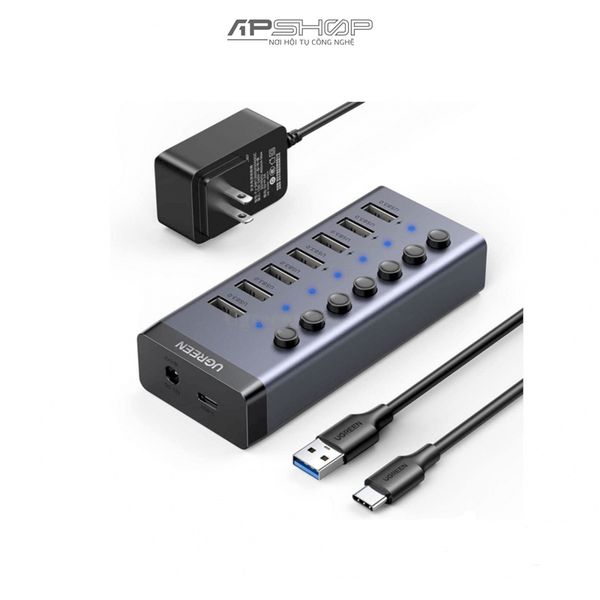 Hub Ugreen USB A 90305 |7 Port USB 3.0 | Chính hãng