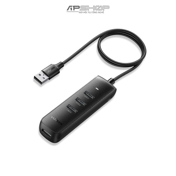 Hub Ugreen USB A CM416 Black | 4 Port USB 3.0 | CM416 | Chính hãng