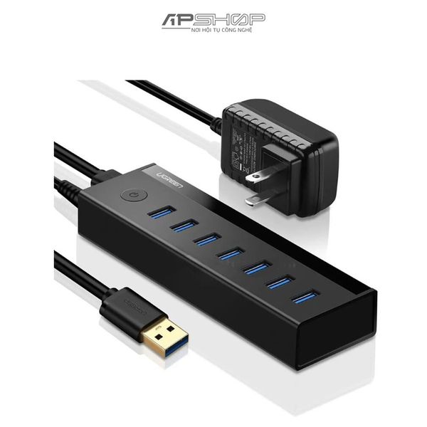 Hub Ugreen USB A US219 | 7 Port USB 3.0 | Chính hãng