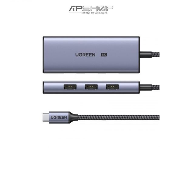 Hub Ugreen USB C 50629 | 4 in 1 8K 30HZ | Chính hãng