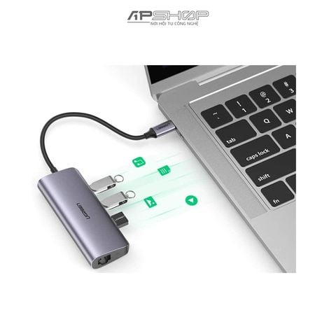 Hub Ugreen USB C 60718 | 3 in 1 | Chính hãng