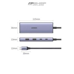 Hub Ugreen USB C 90376 | 5 in 1 8K 60Hz | Chính hãng