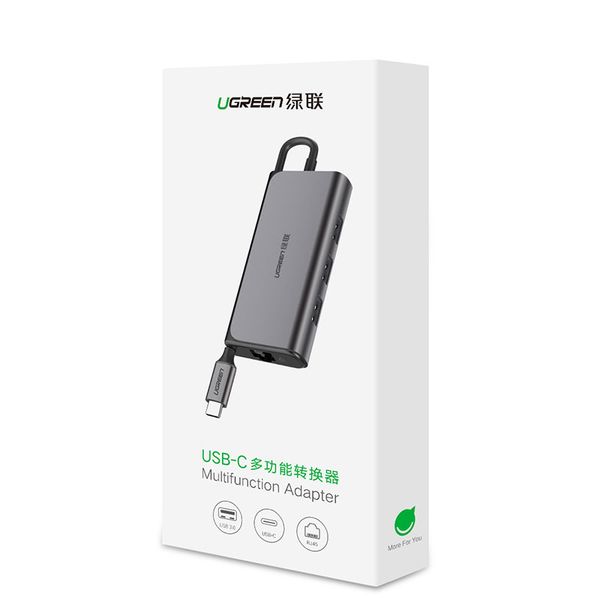 Hub USB C to 3 USB 3.0, Lan 100/1000Mbps Ugreen