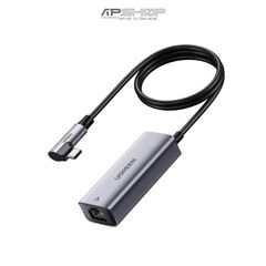 Bộ Chuyển Đổi UGREEN USB C to RJ45 Ethernet Adapter+PD Charging 1.2m 80605