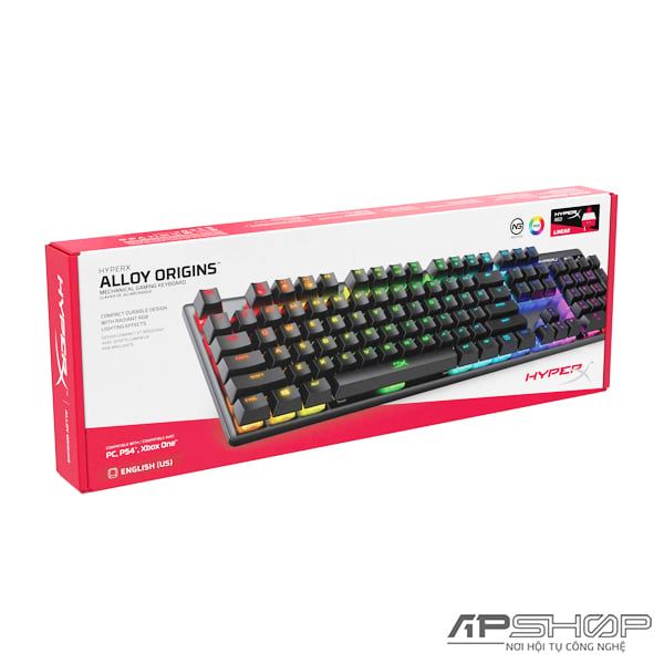 Bàn phím HyperX Alloy Origins ABS RGB | Bàn phím cho Game thủ