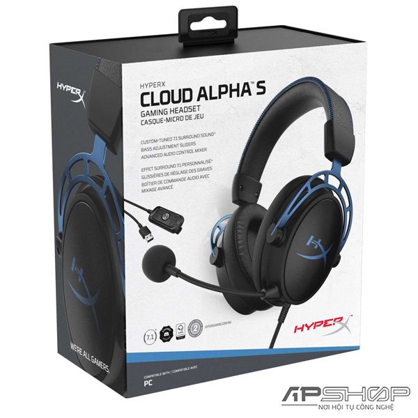 Tai nghe HyperX Cloud Alpha S | Sự lựa chọn hàng đầu cho Game thủ